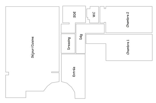 Appartement lumineux avec balcon