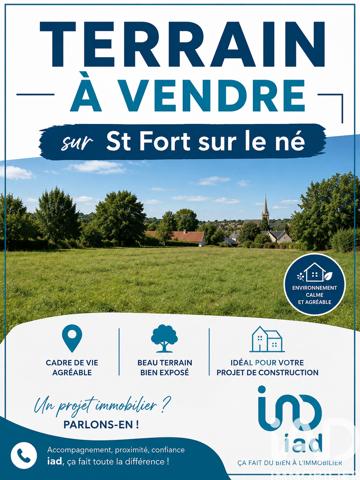 Terrain à vendre 560 m² Saint-Fort-sur-le-Né
