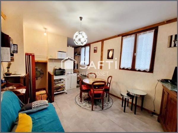 Appartement T2 de 30m², une chambre et mezzanine 4 couchages, à deux pas des thermes, allée Etigny, télécabines.