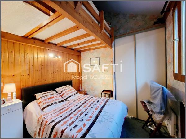 Appartement T2 de 30m², une chambre et mezzanine 4 couchages, à deux pas des thermes, allée Etigny, télécabines.