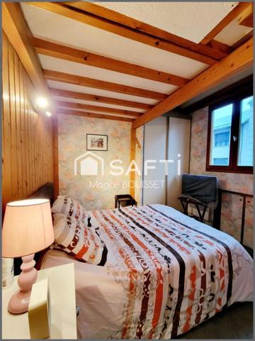 Appartement T2 de 30m², une chambre et mezzanine 4 couchages, à deux pas des thermes, allée Etigny, télécabines.