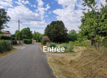 Lamothe-Capdeville (82130) TERRAIN surface totale 4304 m2 - DONT 780 m2 constructible