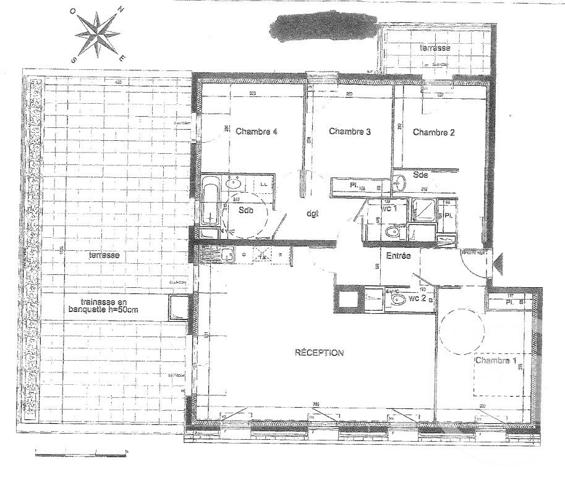 Appartement F5 à vendre  5 pièces - 106,85 m2 ST OUEN - 93