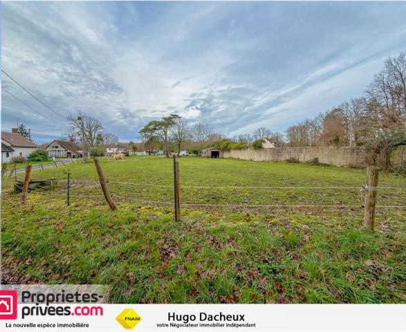 Terrain Cosntructible -Theillay - 1106 m² -