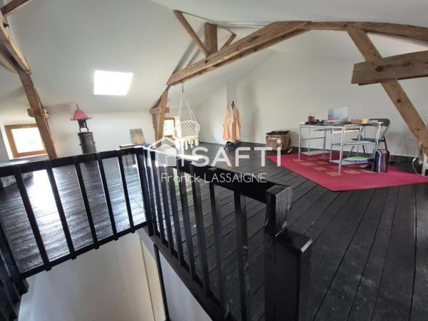 Maison avec jardin clos sans vis à vis et puits...