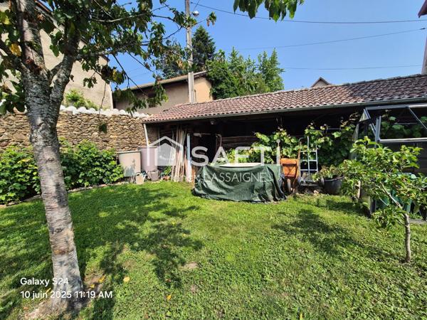 Maison avec jardin clos sans vis à vis et puits...