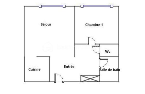 Appartement de 46,95 m²