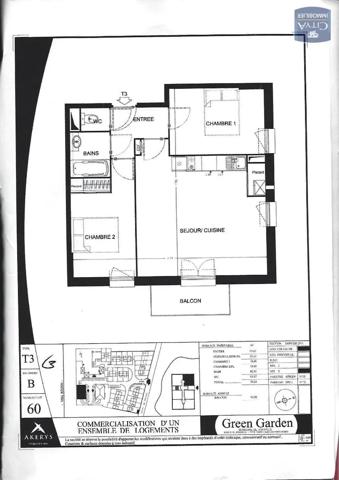 Appartement à louer 3 pièces 54.17m² Saint-Fargeau-Ponthierry (77310)