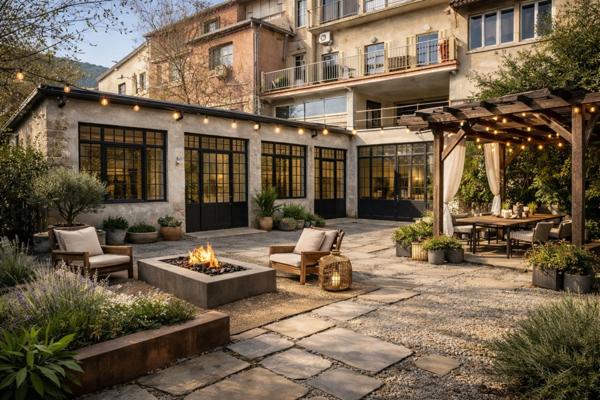 Appartement loft 175 m² + 350 m² de jardin LARAGNE MONTEGLIN (05)