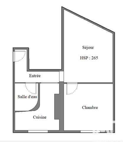 Appartement à vendre 2 pièces 33 m² Paris 20