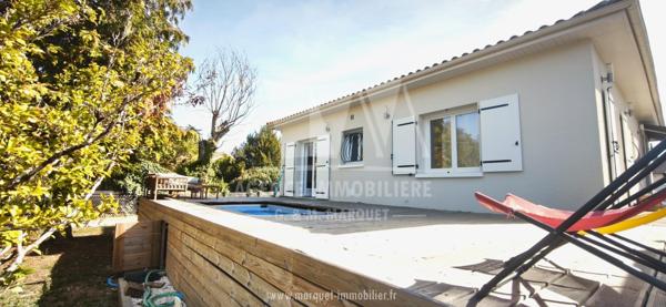 MANSLE - PAVILLON SUR SOUS-SOL 115 M² AVEC PISCINE, TERRASSE, GARAGE ET TERRAIN CLOS DE 1 004 m²