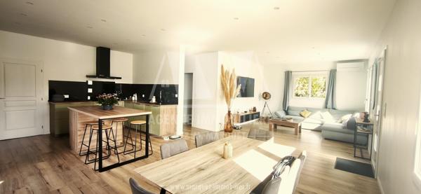 MANSLE - PAVILLON SUR SOUS-SOL 115 M² AVEC PISCINE, TERRASSE, GARAGE ET TERRAIN CLOS DE 1 004 m²