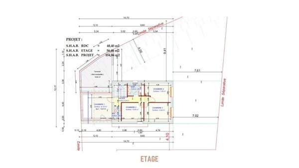 Maison 6 pièces de 107 m² à Rouen (76000)