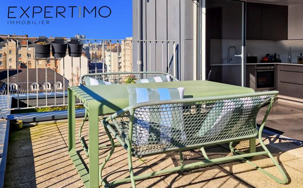 Rennes (35000) Duplex d’exception avec terrasse plein Sud