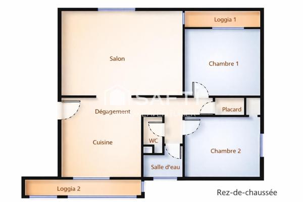T3 avec loggias et cave – Ajaccio centre à 5 min