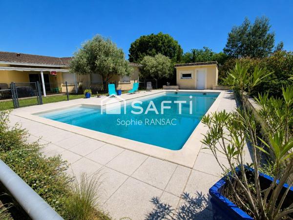Maison contemporaine familiale 148 m² avec piscine et grand terrain