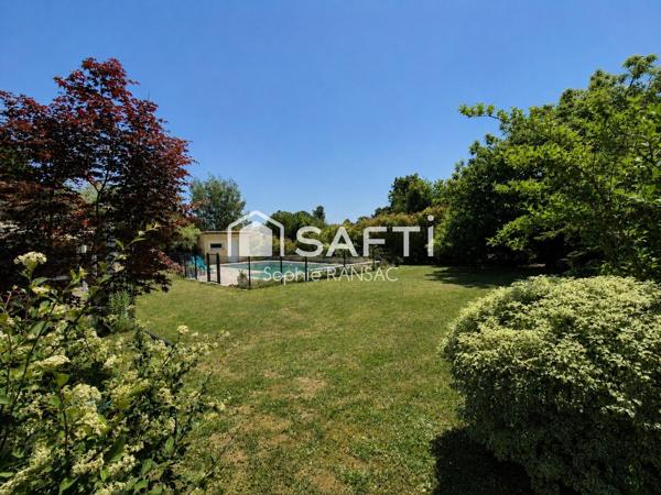 Maison contemporaine familiale 148 m² avec piscine et grand terrain