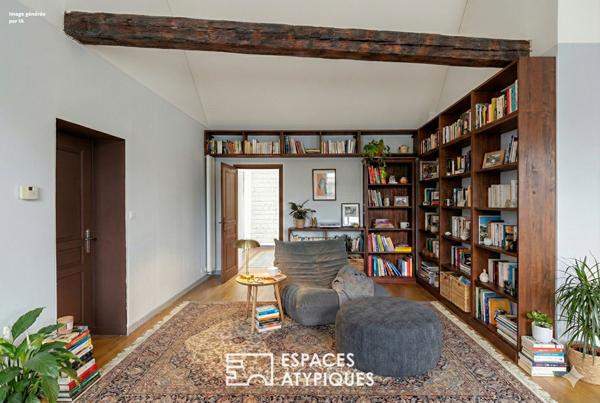 Appartement en dernier étage et terrasse sur les toits du Vieux-Lille