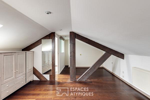 Appartement en dernier étage et terrasse sur les toits du Vieux-Lille