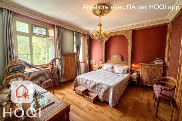 Dpt Savoie (73), à vendre SAINT MICHEL DE MAURIENNE, demeure bourgeoise, chambres d'hôtes, parc