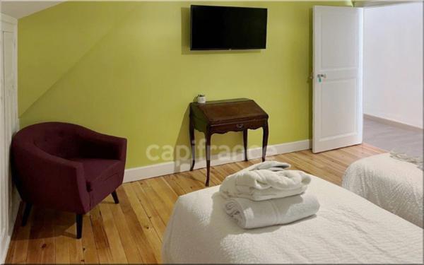 Dpt Savoie (73), à vendre SAINT MICHEL DE MAURIENNE, demeure bourgeoise, chambres d'hôtes, parc