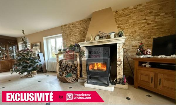 Maison familiale en pierres - Brive Ouest - Espace à vivre de PLAIN PIED - Terrain 5 038 m²