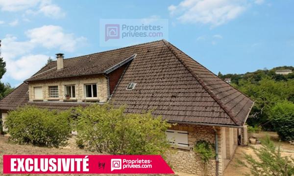 Maison familiale en pierres - Brive Ouest - Espace à vivre de PLAIN PIED - Terrain 5 038 m²