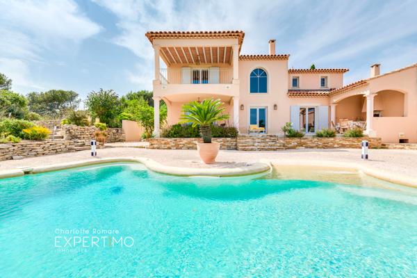 Aurons (13121) VILLA CONTEMPORAINE AU CALME AVEC VUE PANORAMIQUE