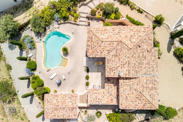 Aurons (13121) VILLA CONTEMPORAINE AU CALME AVEC VUE PANORAMIQUE