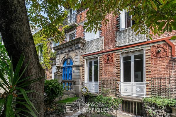 Appartement dans une maison avec jardin, quartier Commerce