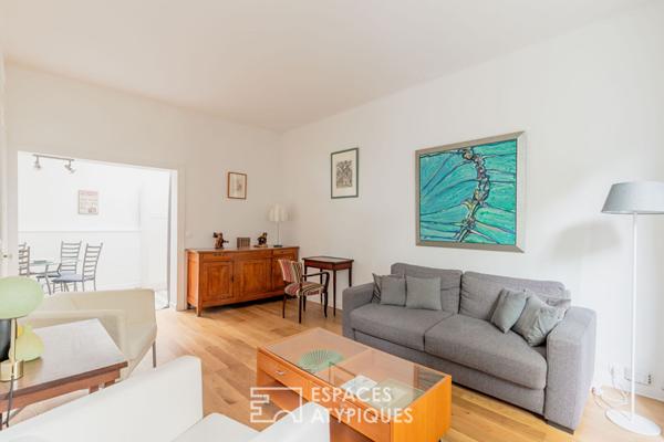 Appartement dans une maison avec jardin, quartier Commerce