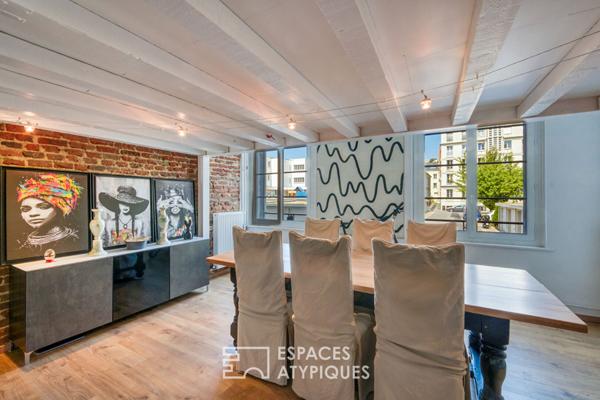 Appartement esprit Loft en hyper centre-ville