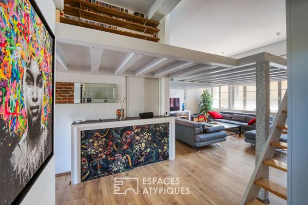 Appartement esprit Loft en hyper centre-ville