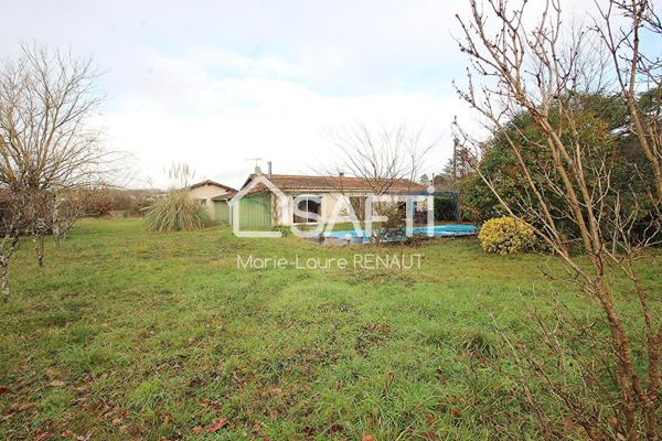 Plain-pied - Bel environnement - Garage - Piscine