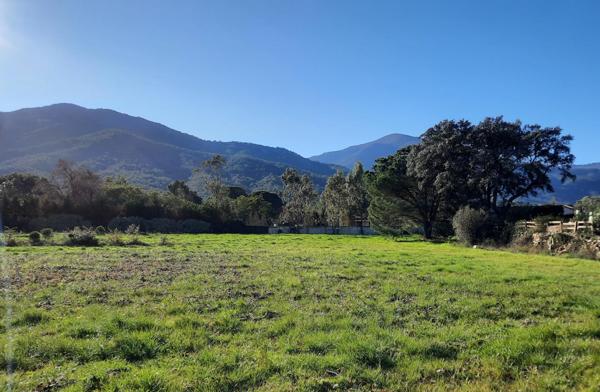 Terrain à bâtir viabilisé aux pied des Albères