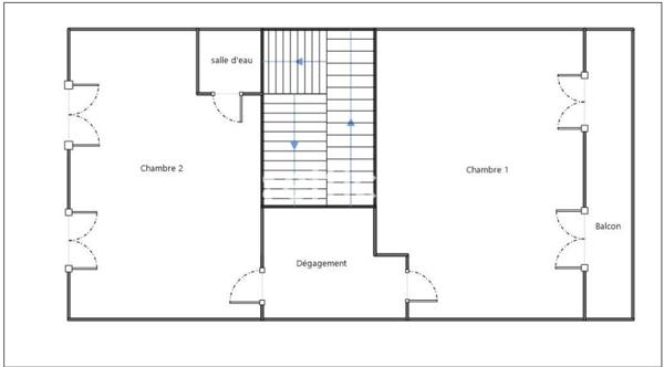Maison 3 pièces - 85 m²
