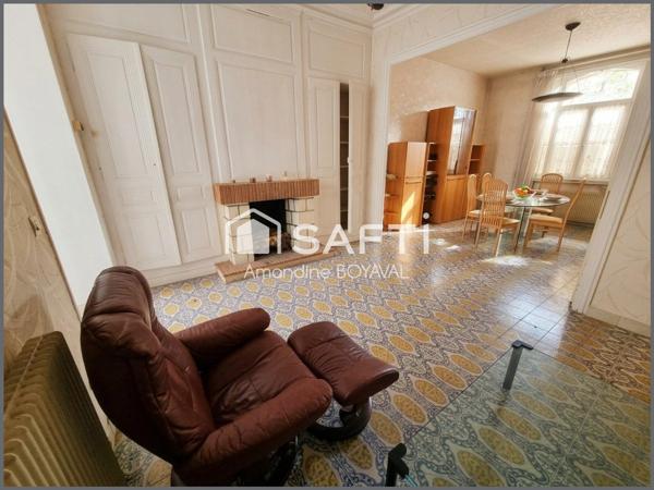 Amiénoise - 4 chambres - cave + petite cour