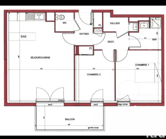 Appartement à vendre 3 pièces 65 m² Bouaye