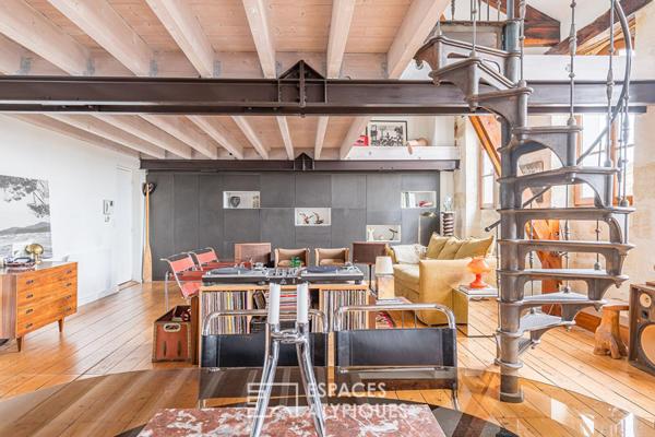 Le duplex rénové esprit loft