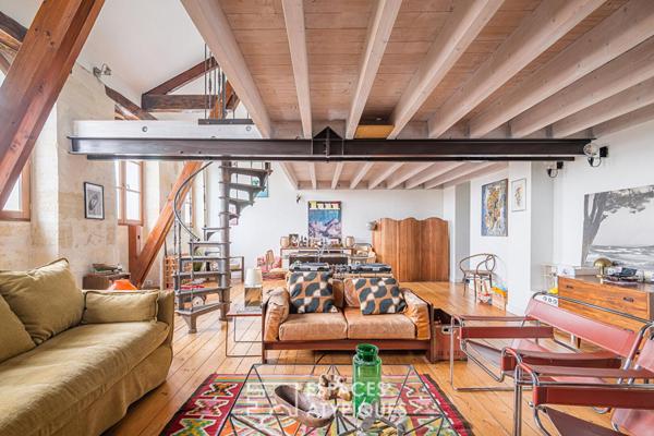 Le duplex rénové esprit loft