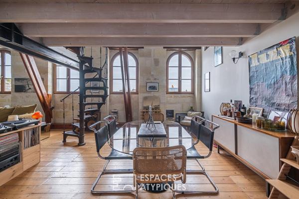 Le duplex rénové esprit loft