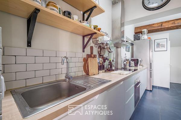 Le duplex rénové esprit loft