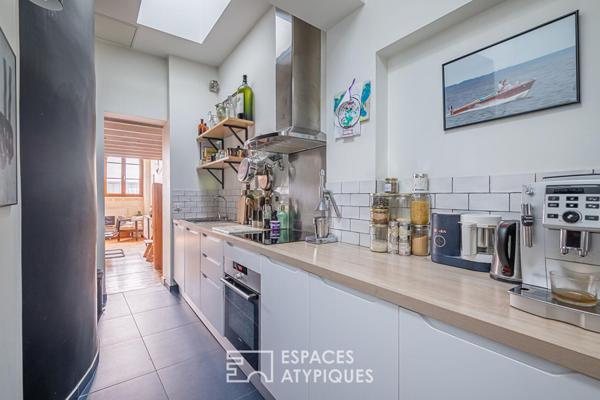 Le duplex rénové esprit loft