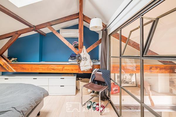 Le duplex rénové esprit loft