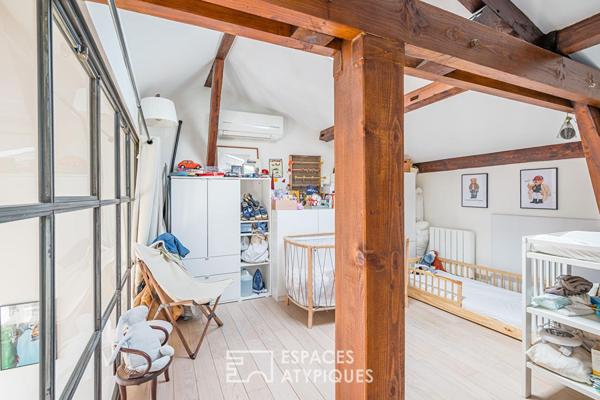 Le duplex rénové esprit loft