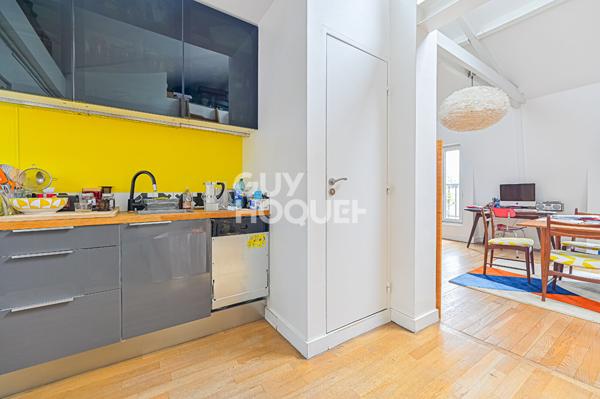 Bien d'exception / Appartement de 68 m² avec hauteur cathédrale de 3m60