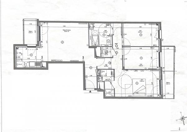 Appartement à vendre 4 pièces 82 m² Bagneux