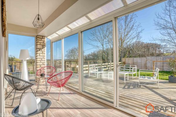 Grande maison rénovée en campagne, terrain et piscine