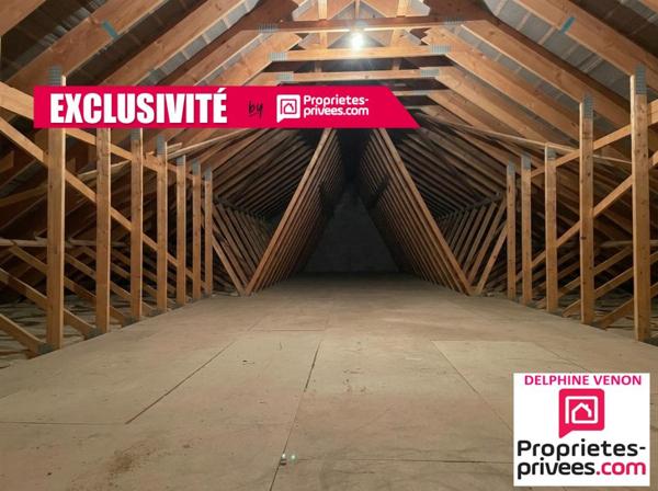 Exclusivité - Maison récente de plain pied avec 4 chambres , garage et comble aménageable sur un terrain de 1000 m² à Châteauneuf Sur Loire