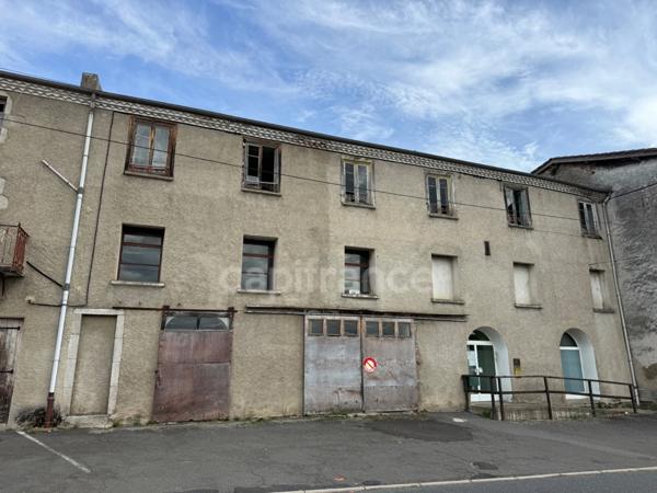 IMMEUBLE DE 420 M2, BUREAUX, 2 GARAGES DE 60 ET 80 M2, CRÉATION PLUSIEURS HABITATIONS, COUR, STATIONNEMENT